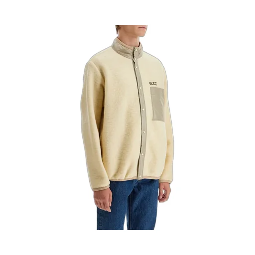 Logo Patch High Neck Overshirt