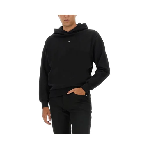 Logo Printed Straight Hem Hoodie