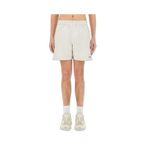 X Asics Logo Printed Elasticated Waistband Shorts