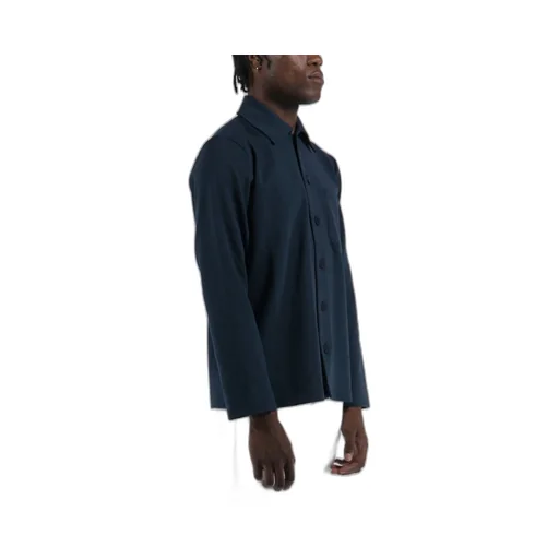 Long-Sleeved Button-Up Jacket