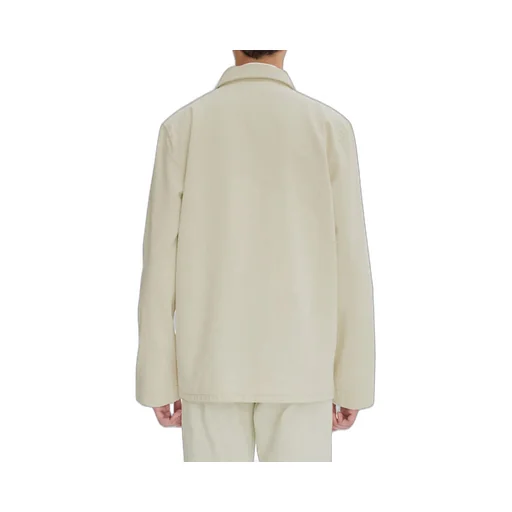 Long-Sleeved Button-Up Jacket