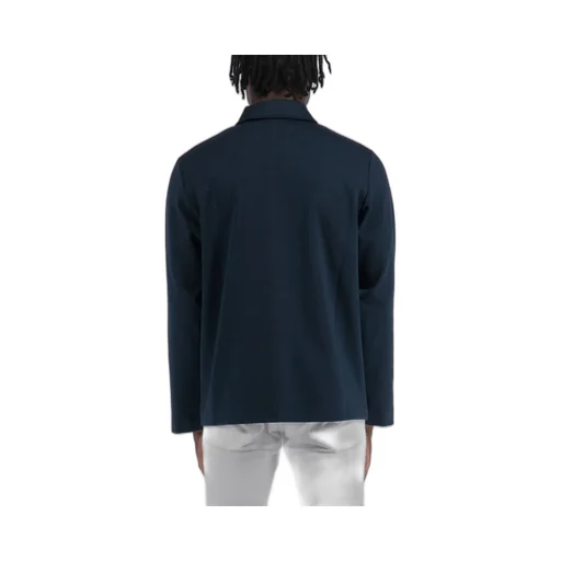 Long-Sleeved Button-Up Jacket
