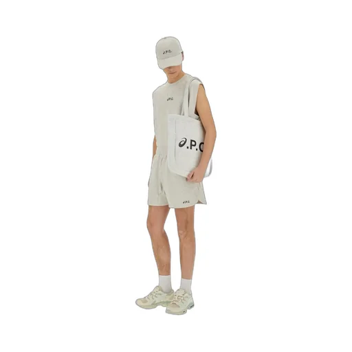 X Asics Logo Printed Elasticated Waistband Shorts