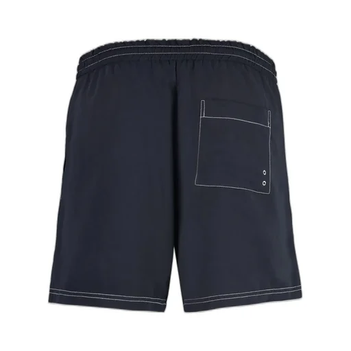 Logo Embroidered Drawstring Swim Shorts