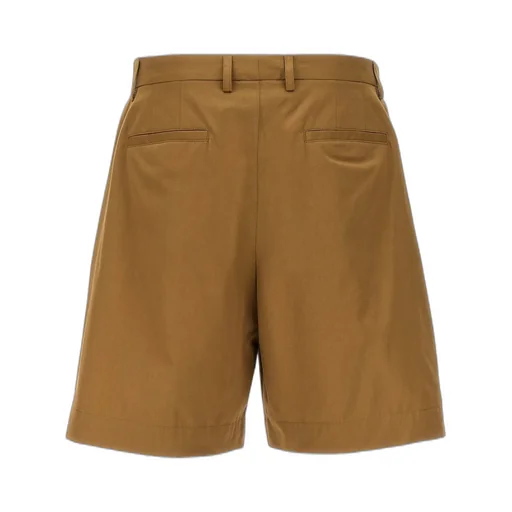 Pleated Bermuda Shorts