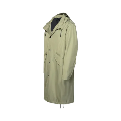 Button-Up Hooded Coat