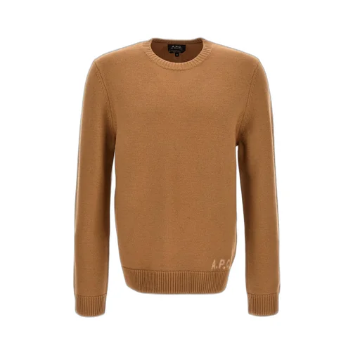 Logo-Embroidered Crewneck Knitted Jumper