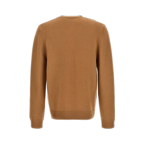 Logo-Embroidered Crewneck Knitted Jumper