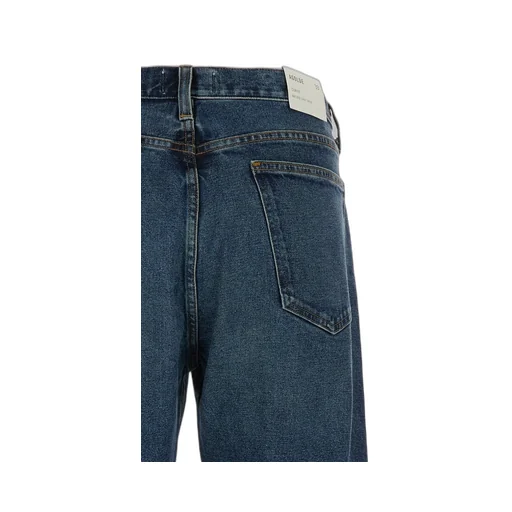 Stonewashed Tapered Leg Jeans