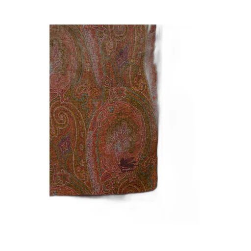 Paisley Printed Frayed-Edge Scarf