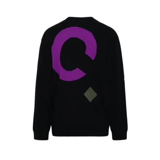 Logo Intarsia-Knitted Jumper