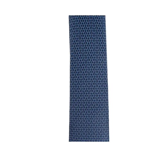 Gancini-Print Two-Tone Tie