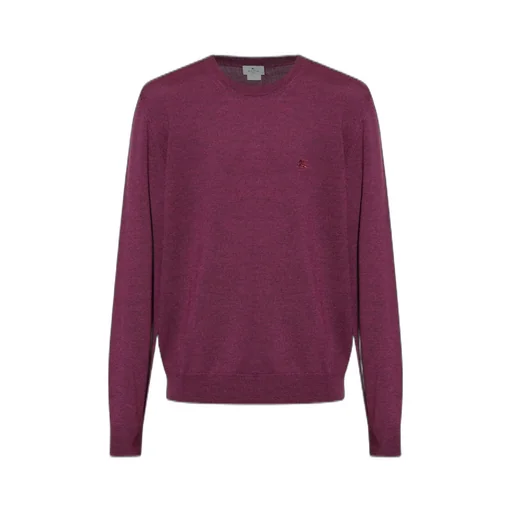 Logo Embroidered Knitted Jumper
