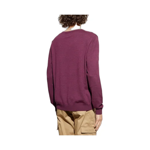 Logo Embroidered Knitted Jumper