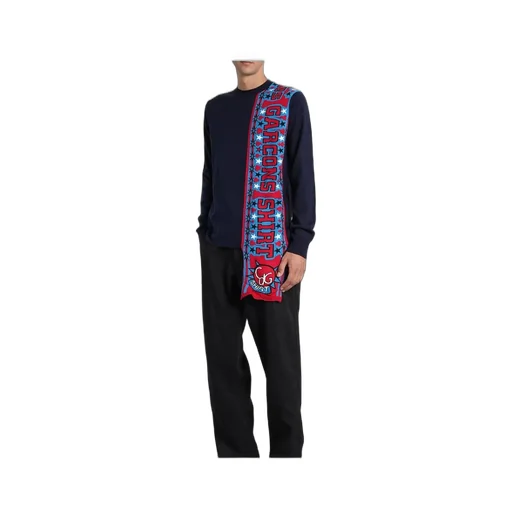 Soccer Scarf Knitted Jumper