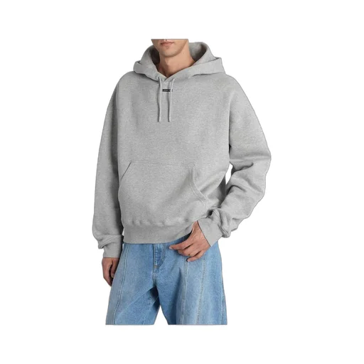 Logo Fleece Jersey Hoodie