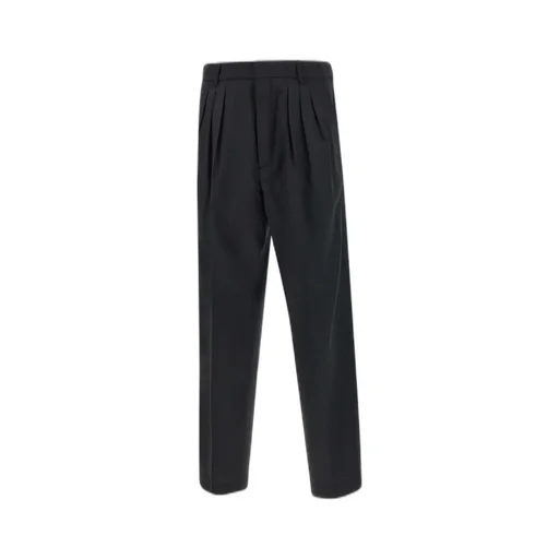Weave Jacquard Pleated Tailored Pants