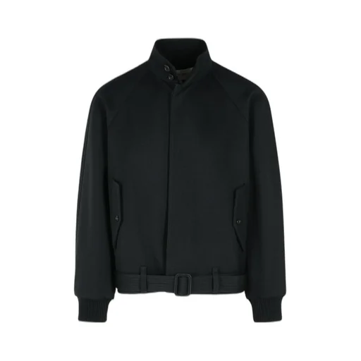Belted High Neck Jacket