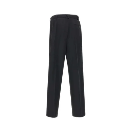 Weave Jacquard Pleated Tailored Pants