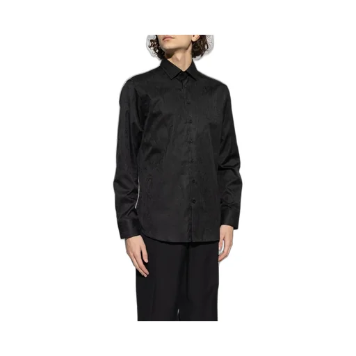 Jacquard Button-Up Shirt