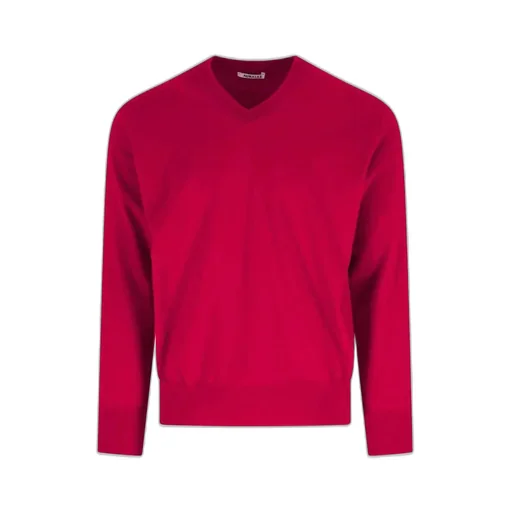 High Twist Knit V-Neck Jumper