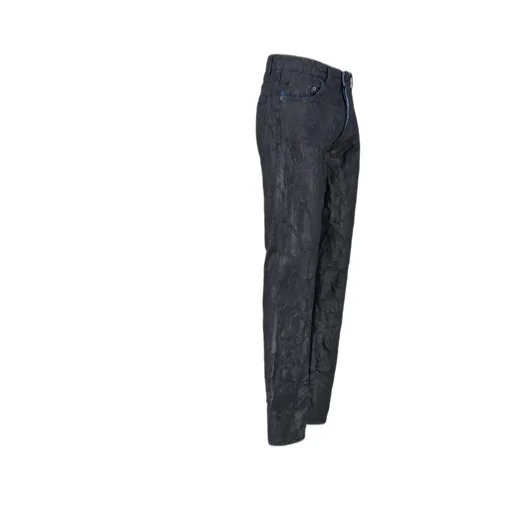 Waxed-Effect Straight-Leg Jeans