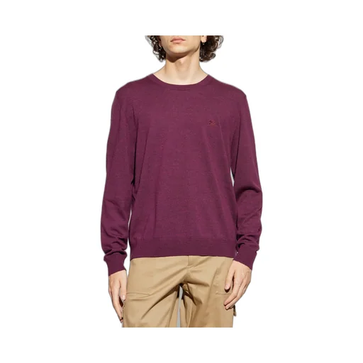 Logo Embroidered Knitted Jumper