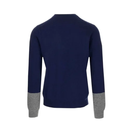 V-Neck Contrast Cuff Cardigan