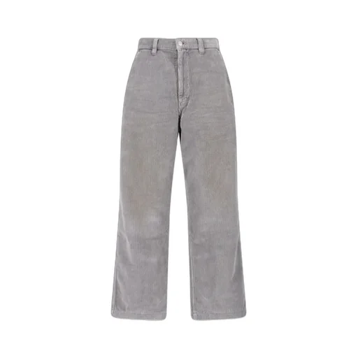 Cord Straight-Leg Trousers