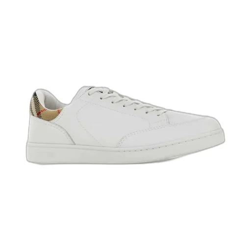 Checked Lace-Up Sneakers