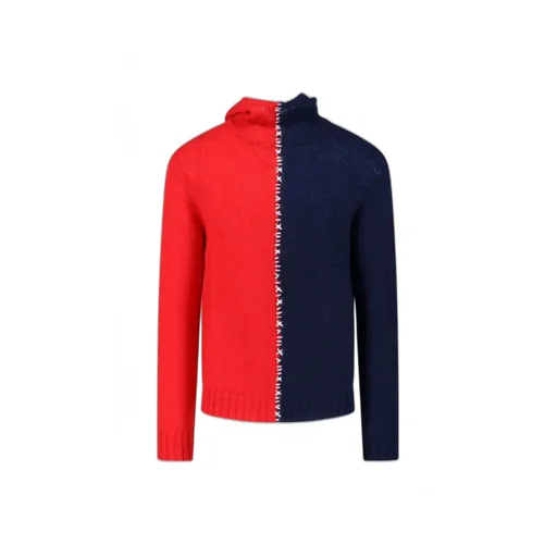 Roll-Neck Hooded Jumper