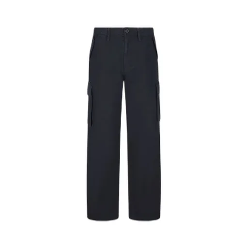 Straight-Leg Cargo Trousers