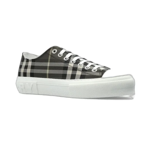 Checked Low-Top Sneakers