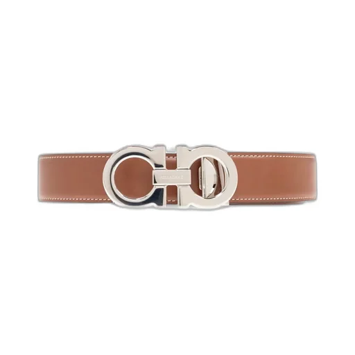 Reversible Gancini Buckle Belt