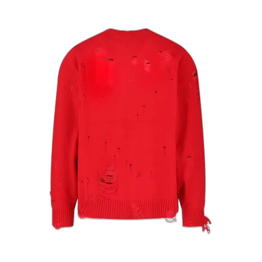 Distressed Crewneck Jumper