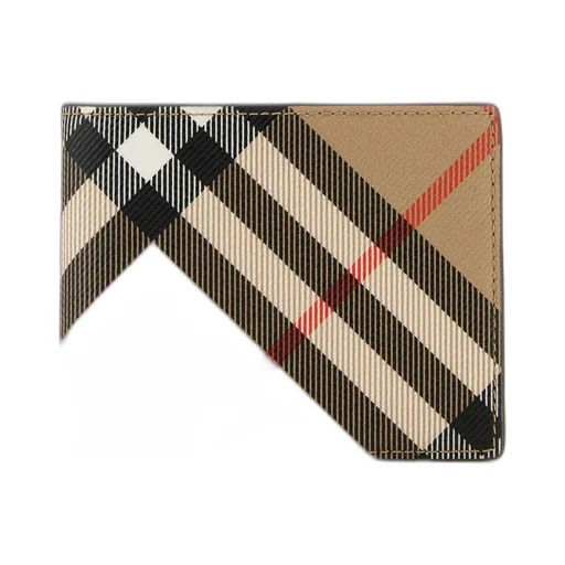 Check-Printed Bi-Fold Wallet