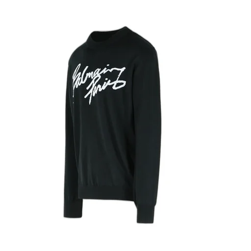 Logo Intarsia Crewneck Jumper