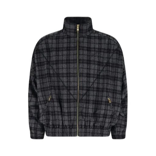 Logo-Embroidered Zip-Up Jacket