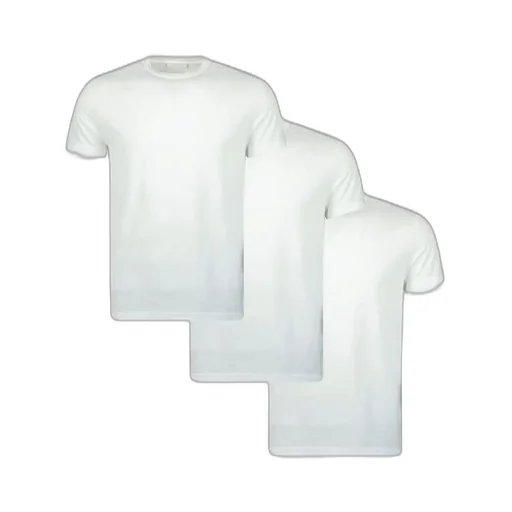 Logo-Patch Crewneck Three-Pack T-Shirts