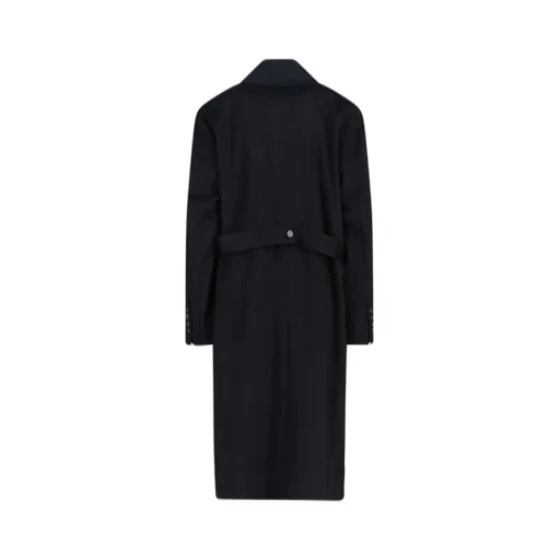 Long-Sleeved Single-Breasted Coat