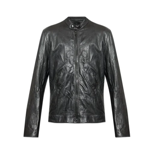 Stand-Up Collar Zipped Jacket