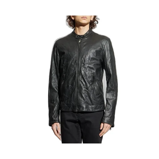 Stand-Up Collar Zipped Jacket