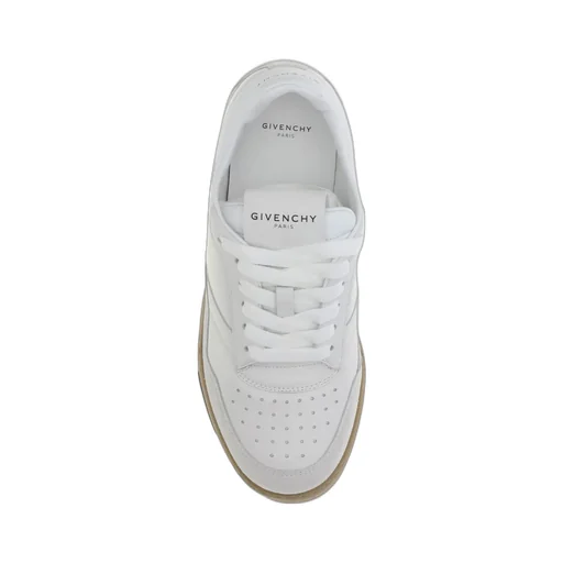 Round-Toe Low-Top Sneakers