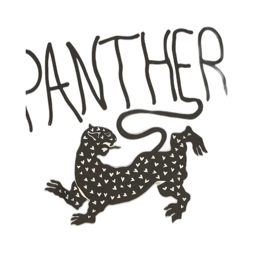 Panther Printed Crewneck T-Shirt