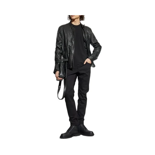 Stand-Up Collar Zipped Jacket