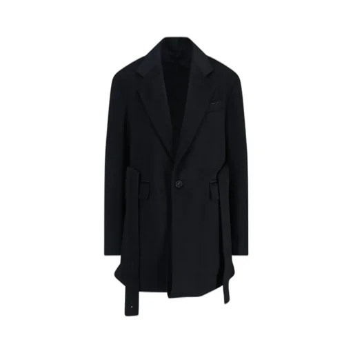 Long-Sleeved Single-Breasted Coat