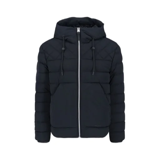 Zip-Up Drawstring Down Jacket