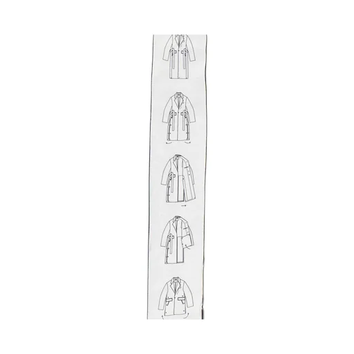 Long-Sleeved Single-Breasted Coat