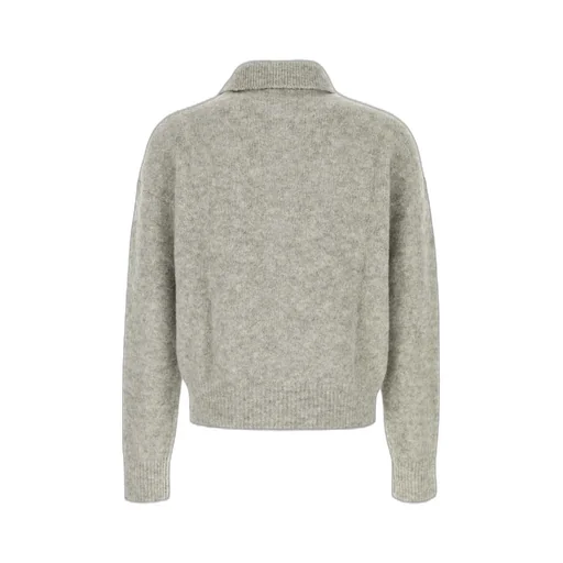 Logo Embroidered Long-Sleeved Polo Shirt