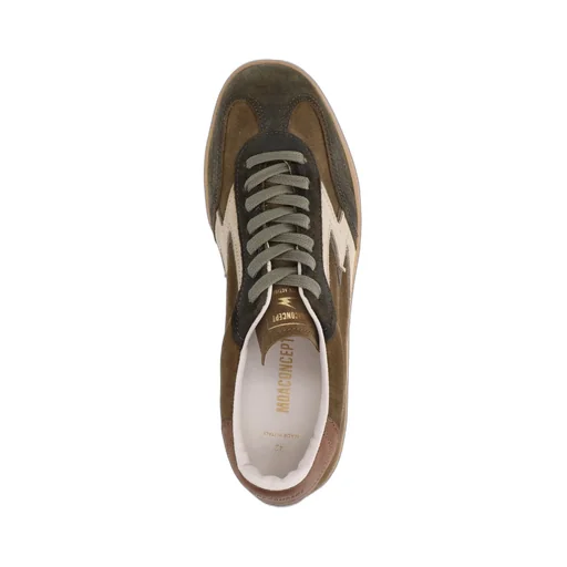 Lightning-Bolt Lace-Up Sneakers